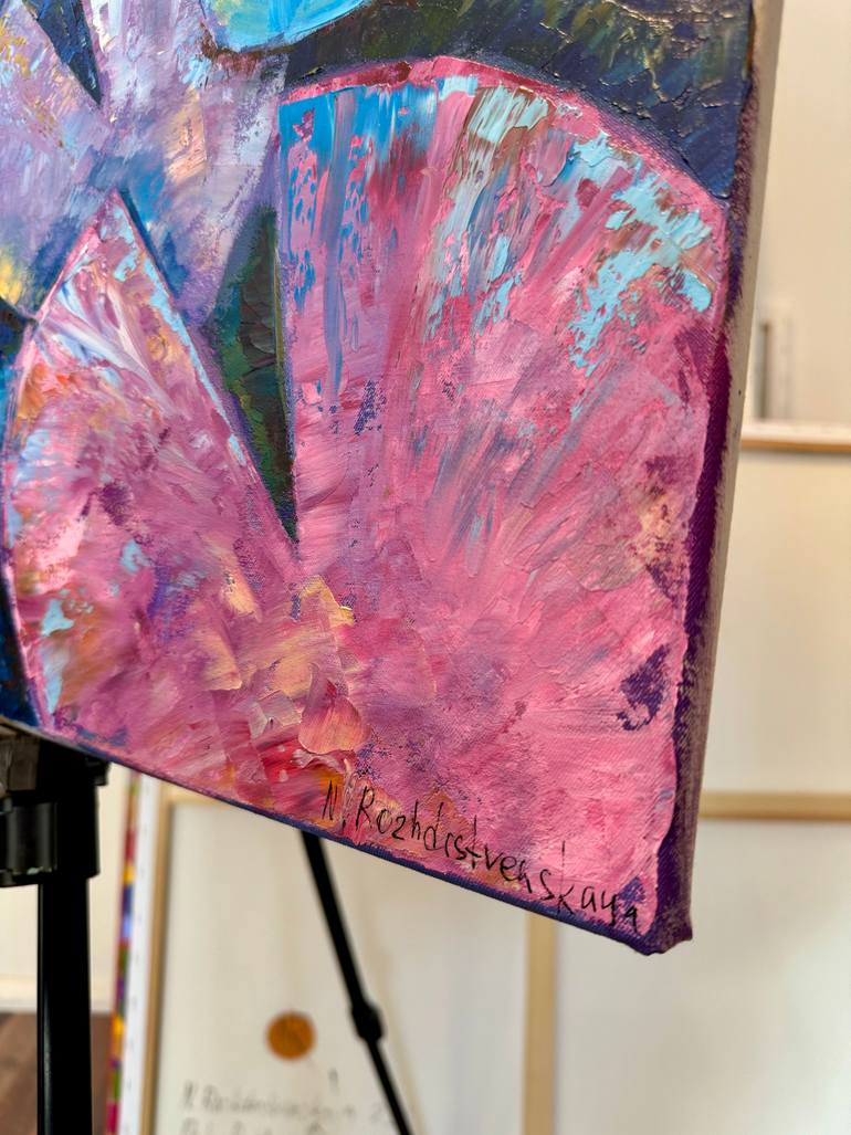 Original Contemporary Landscape Painting by Natalia Rozhdestvenskaya