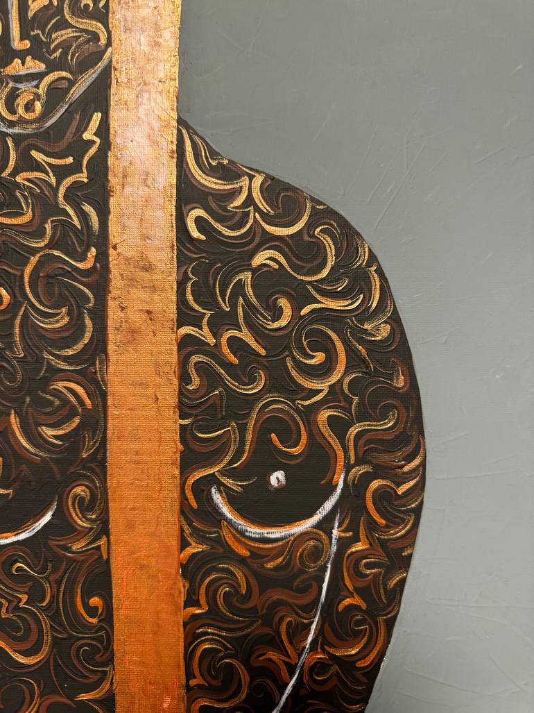 Original Art Deco Body Painting by Natalia Rozhdestvenskaya