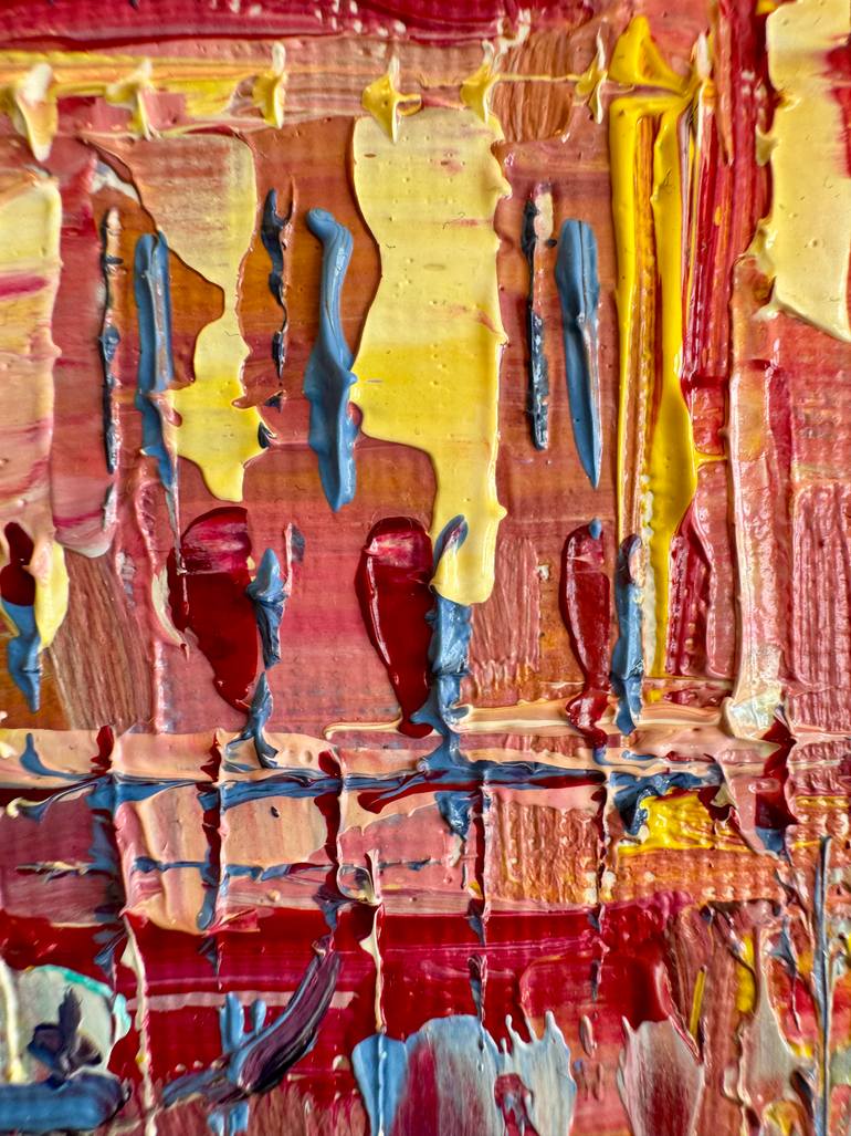 Original Expressionism Landscape Painting by Natalia Rozhdestvenskaya