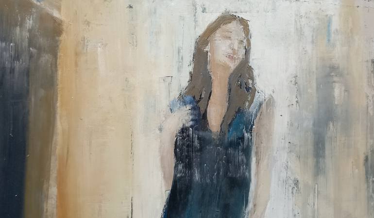 Original Abstract Women Painting by Claudio Marciano