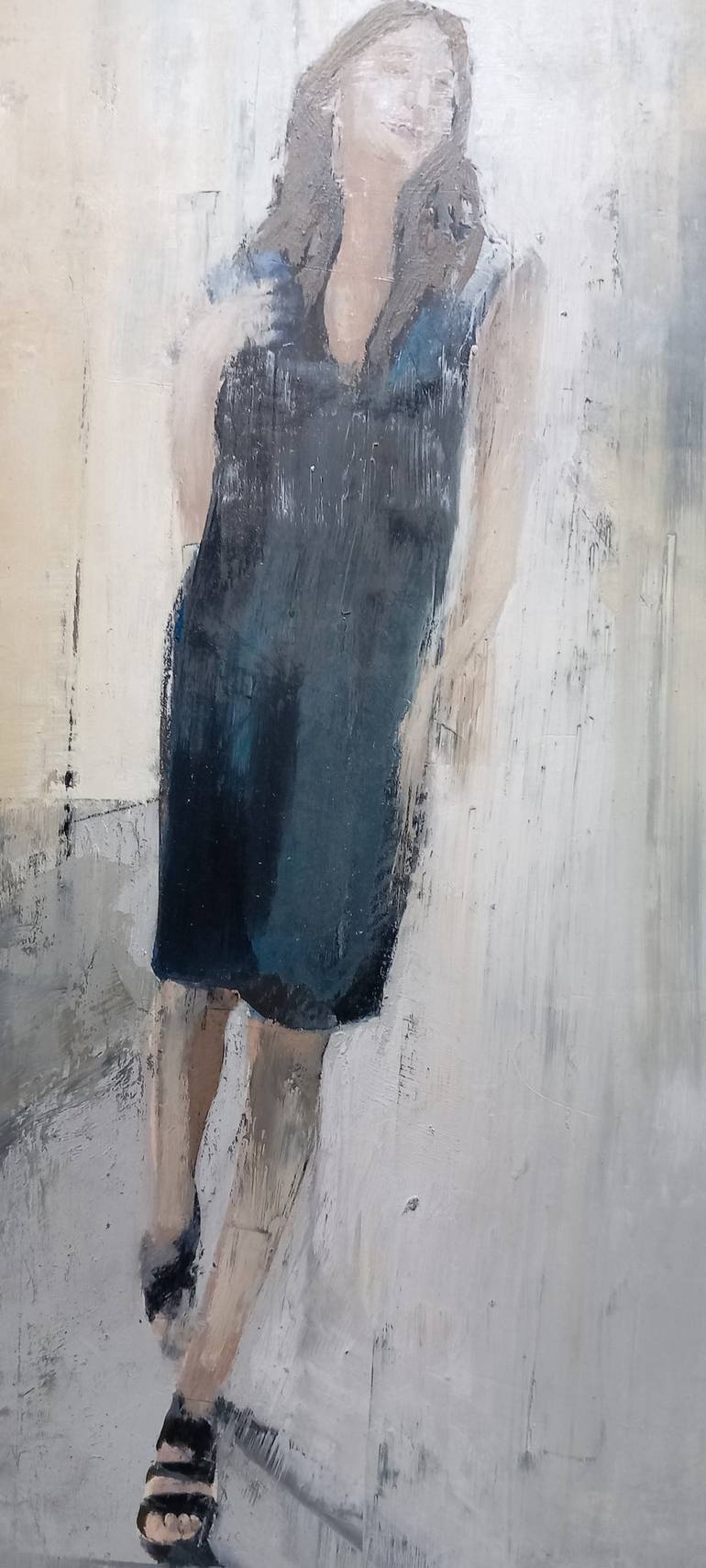 Original Abstract Women Painting by Claudio Marciano