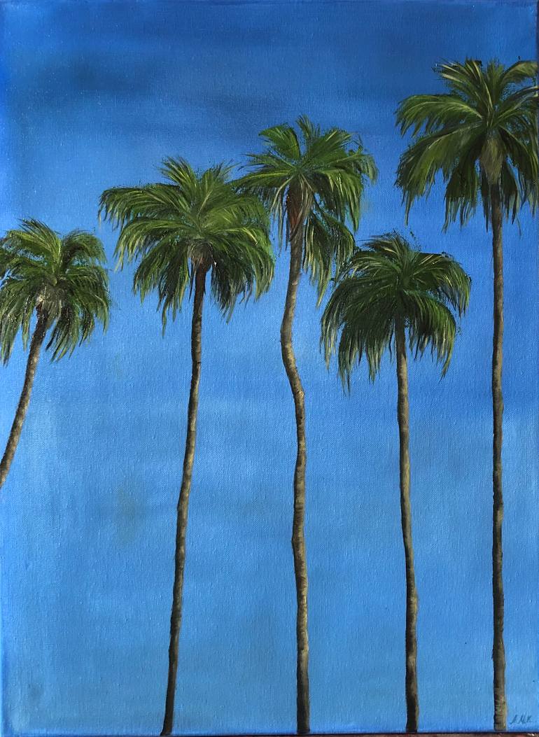 Original Contemporary Landscape Painting by Alevtina Mikhaylova