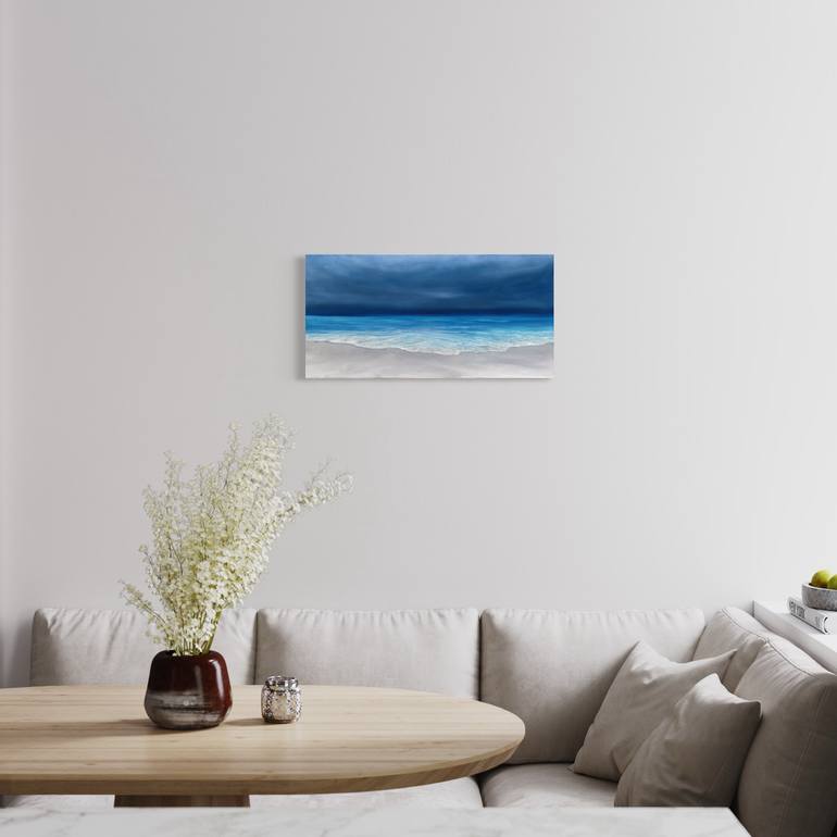 Original Contemporary Beach Painting by Alevtina Mikhaylova