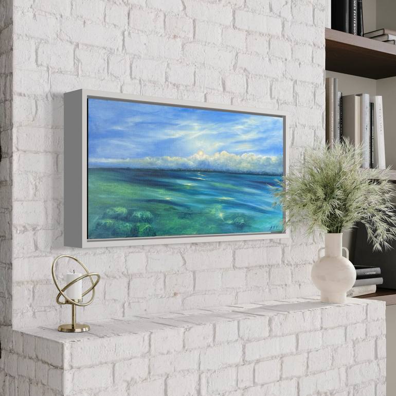Original Contemporary Seascape Painting by Alevtina Mikhaylova