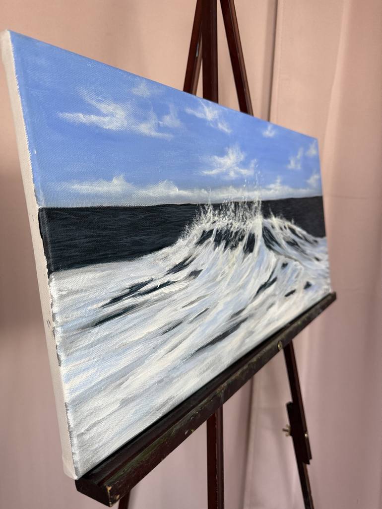 Original Contemporary Beach Painting by Alina Mikhaylova