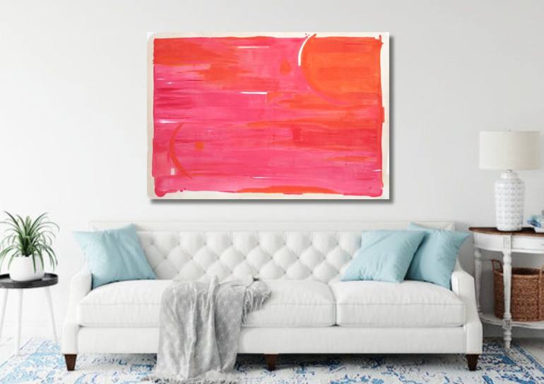 Sunset Serenity Painting by Charlotte Naylor | Saatchi Art