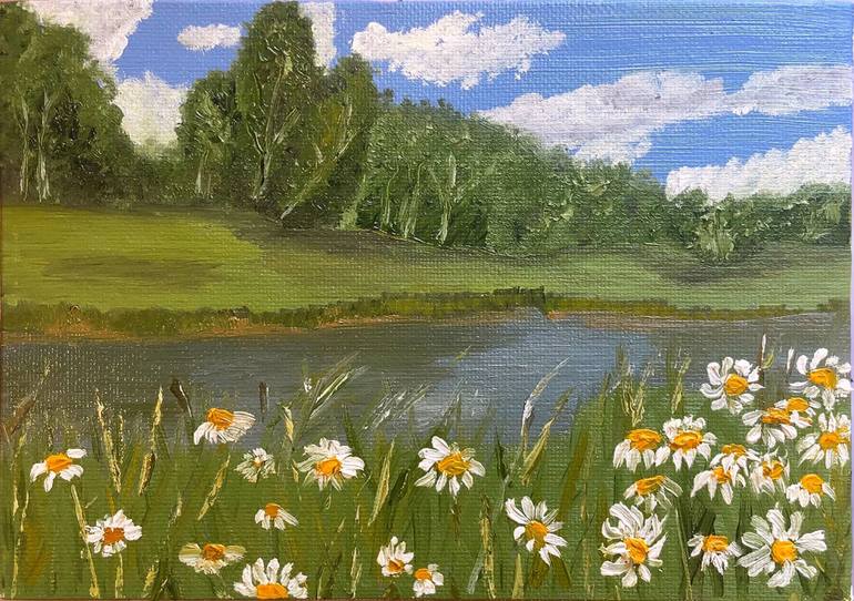 Original Landscape Painting by Tetiana Honcharenko