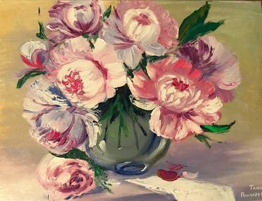 Original Floral Painting by Tetiana Honcharenko