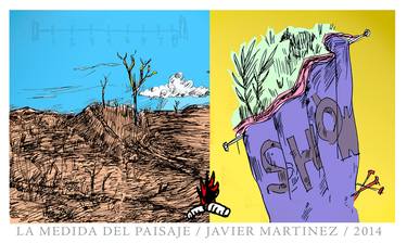 Saatchi Art Artist Javier Martinez; Drawings, “La medida del paisaje” #art