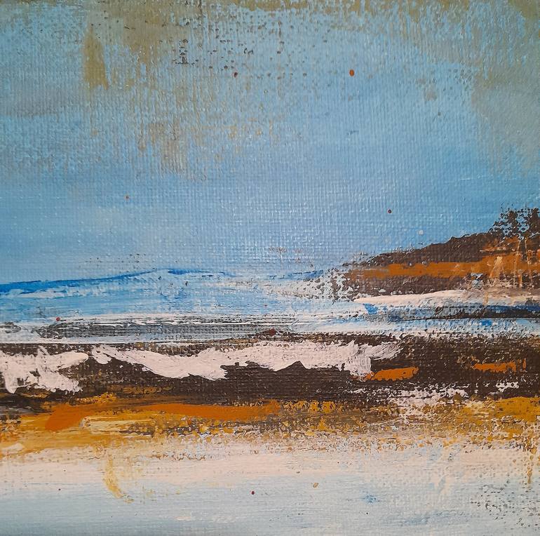 Original Expressionism Seascape Painting by Alessio Mariotto