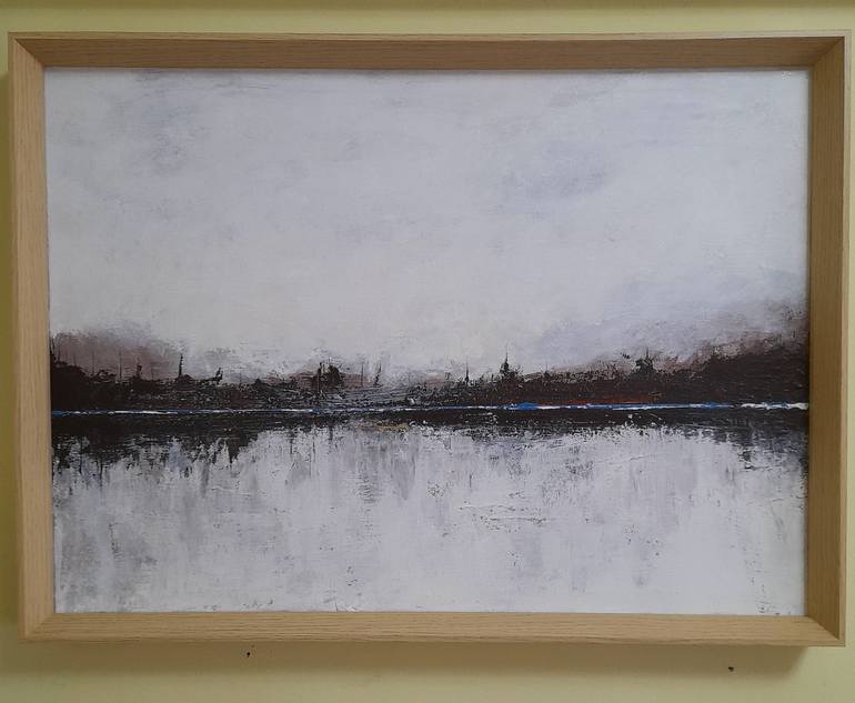 Original Abstract Landscape Painting by Alessio Mariotto