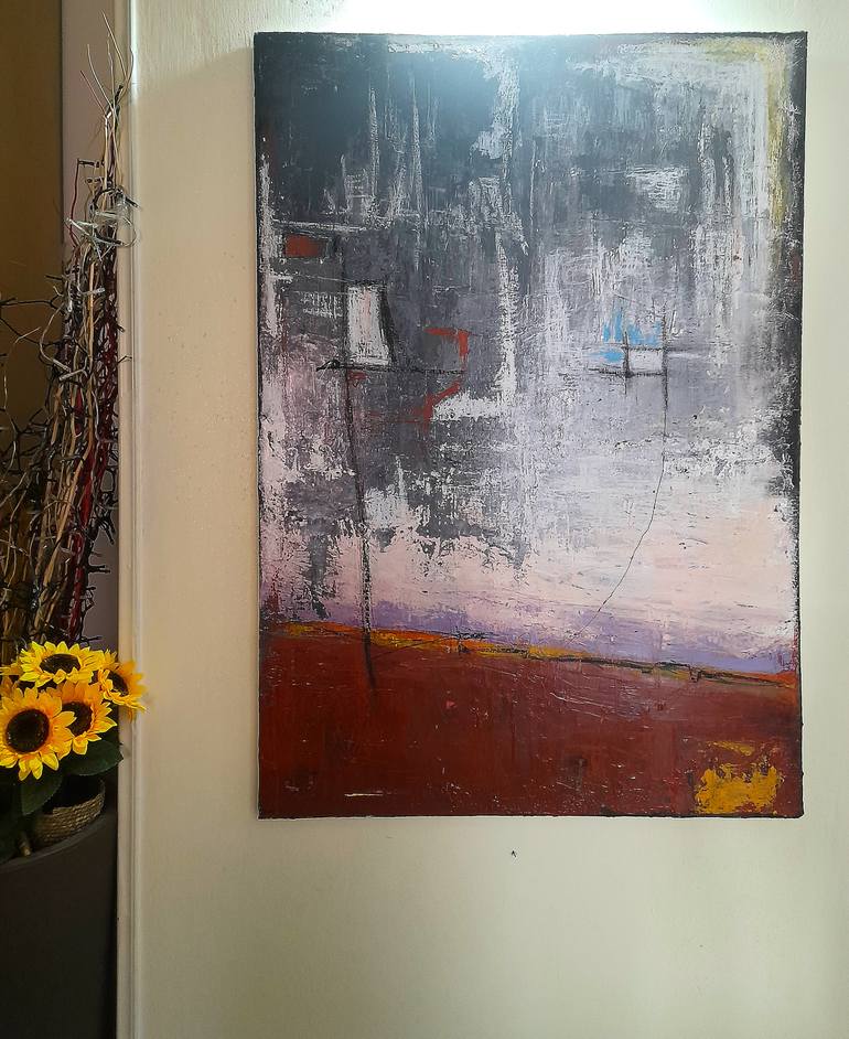 Original Abstract Expressionism Abstract Painting by Alessio Mariotto