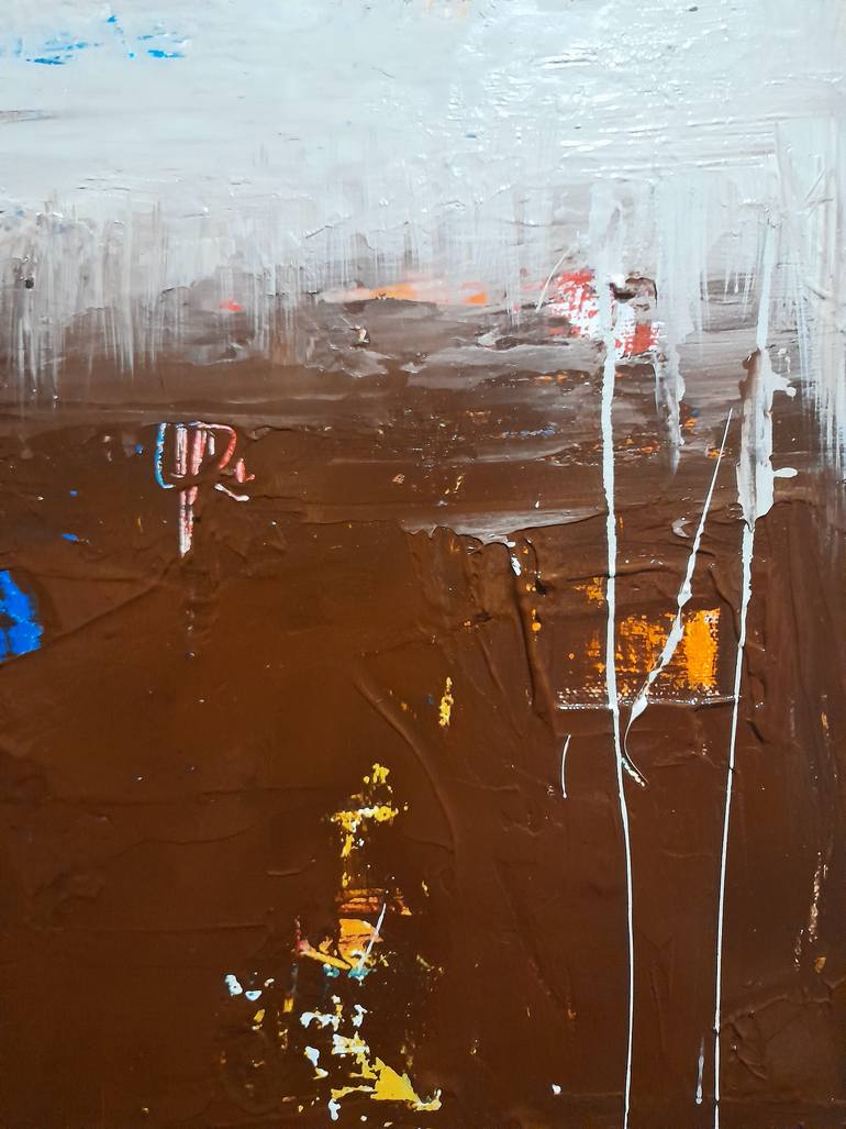 Original Color Field Painting Abstract Painting by Alessio Mariotto