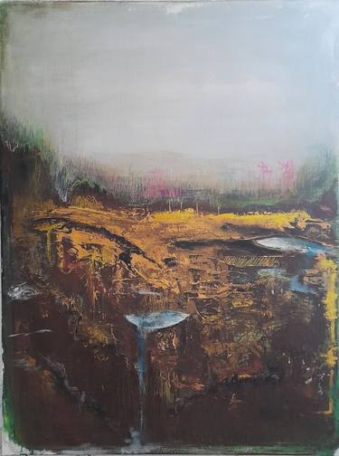 Original Abstract Landscape Paintings by Alessio Mariotto