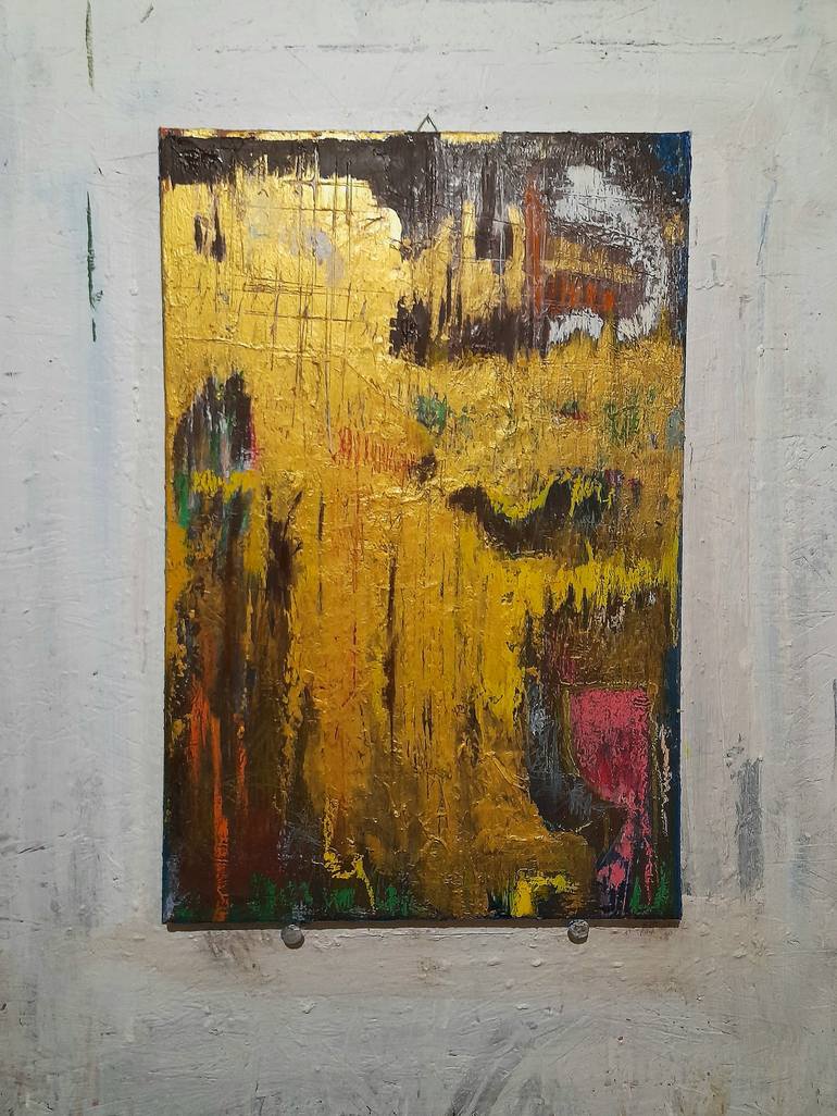 Original Abstract Expressionism Abstract Painting by Alessio Mariotto