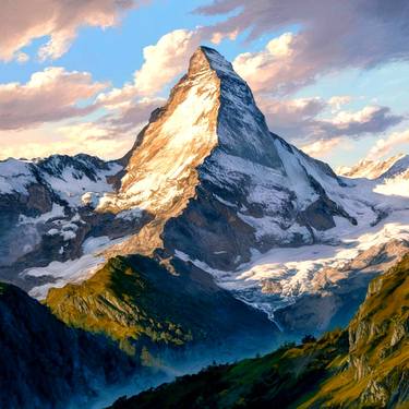 Print of Artificial Intelligence Landscape Paintings by Reymart Lee Faner