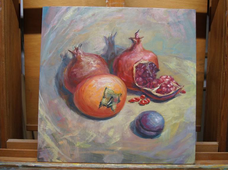 Original Expressionism Still Life Painting by Michael Michajlov