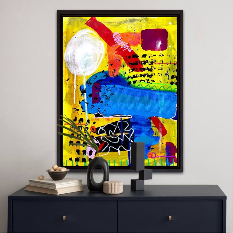 Original Abstract Expressionism Abstract Painting by Dani Wilson