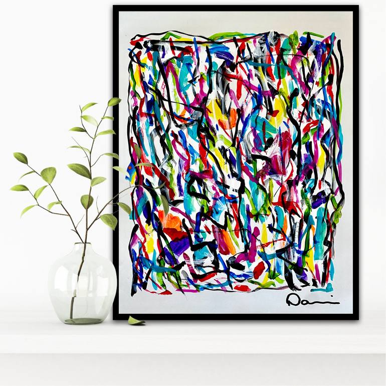 Original Abstract Landscape Painting by Dani Wilson