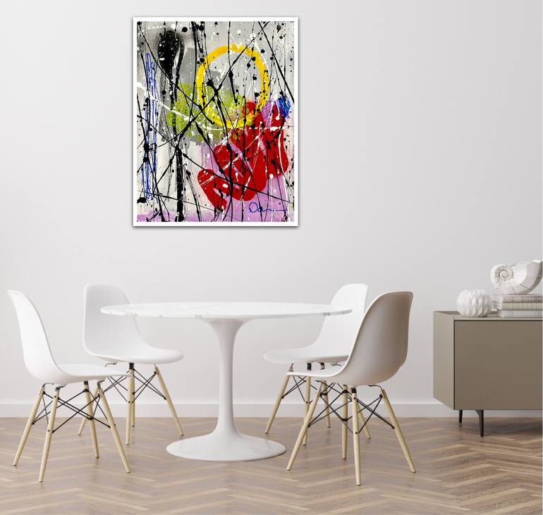 Original Abstract Expressionism Abstract Painting by Dani Wilson