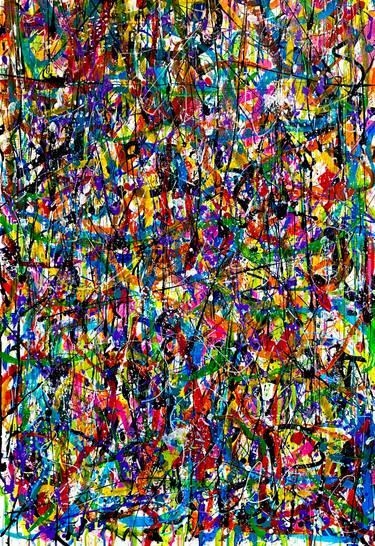 Original Algorithmic Abstract Paintings by Dani Wilson
