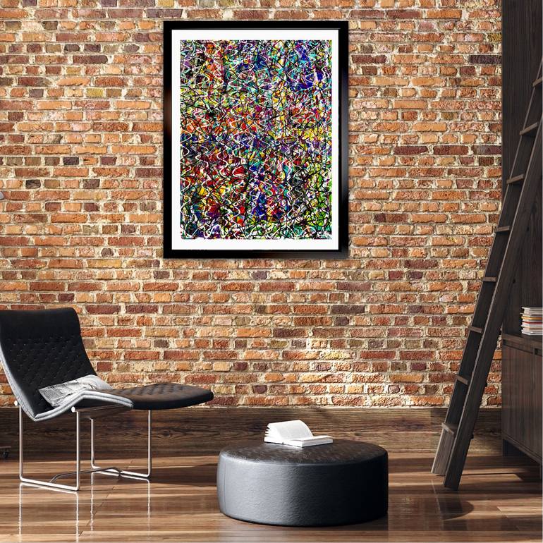 Original Abstract Expressionism Abstract Painting by Dani Wilson