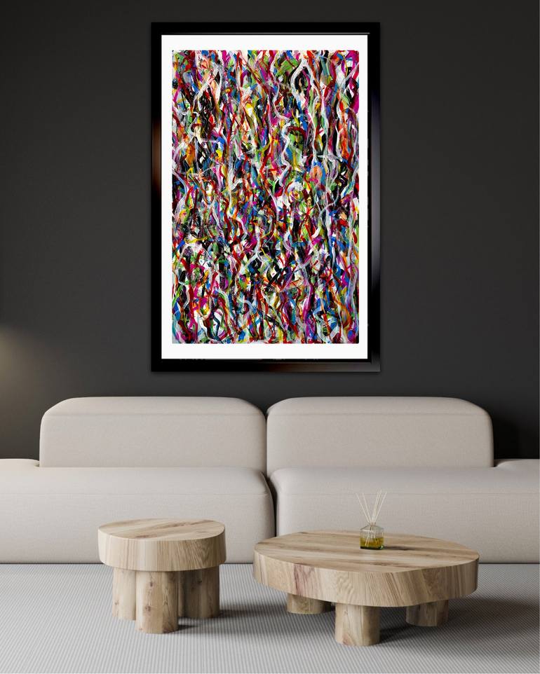 Original Abstract Expressionism Abstract Painting by Dani Wilson