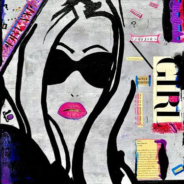 Original Abstract Expressionism Abstract Mixed Media by Dani Wilson