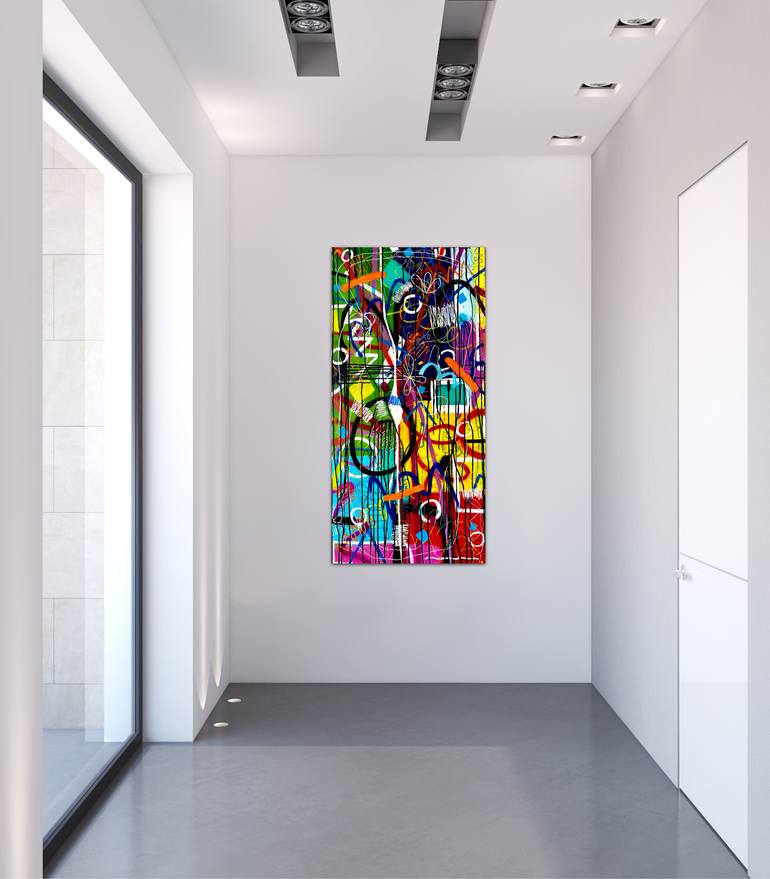 Original Abstract Expressionism Abstract Mixed Media by Dani Wilson