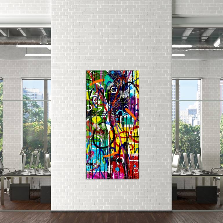 Original Abstract Expressionism Abstract Mixed Media by Dani Wilson