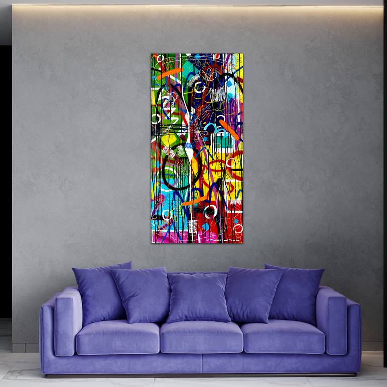 Original Abstract Expressionism Abstract Mixed Media by Dani Wilson