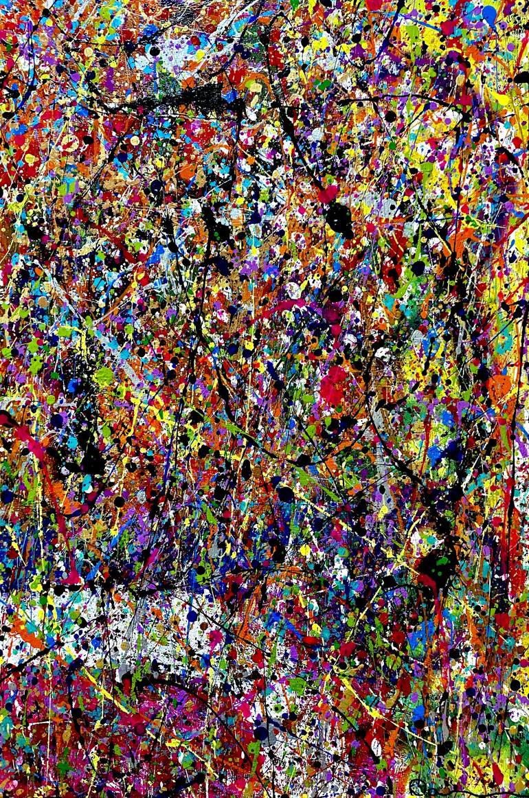Original Abstract Expressionism Abstract Paintings by Dani Wilson