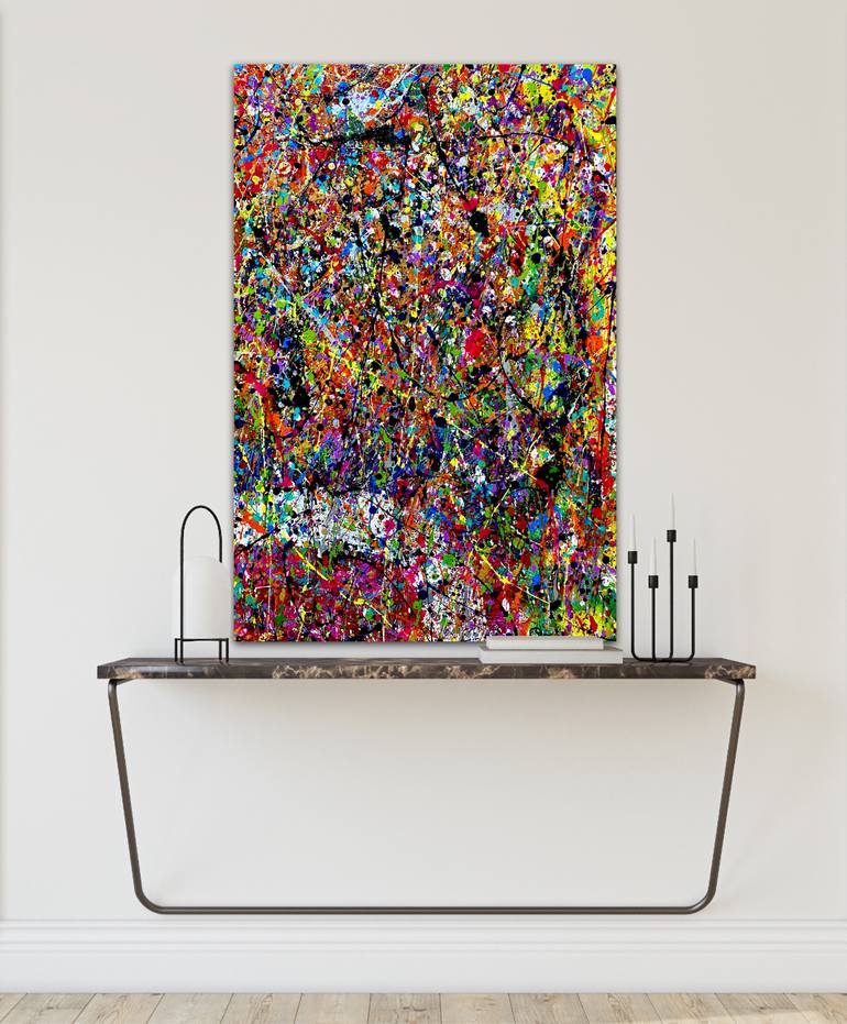 Original Abstract Expressionism Abstract Painting by Dani Wilson