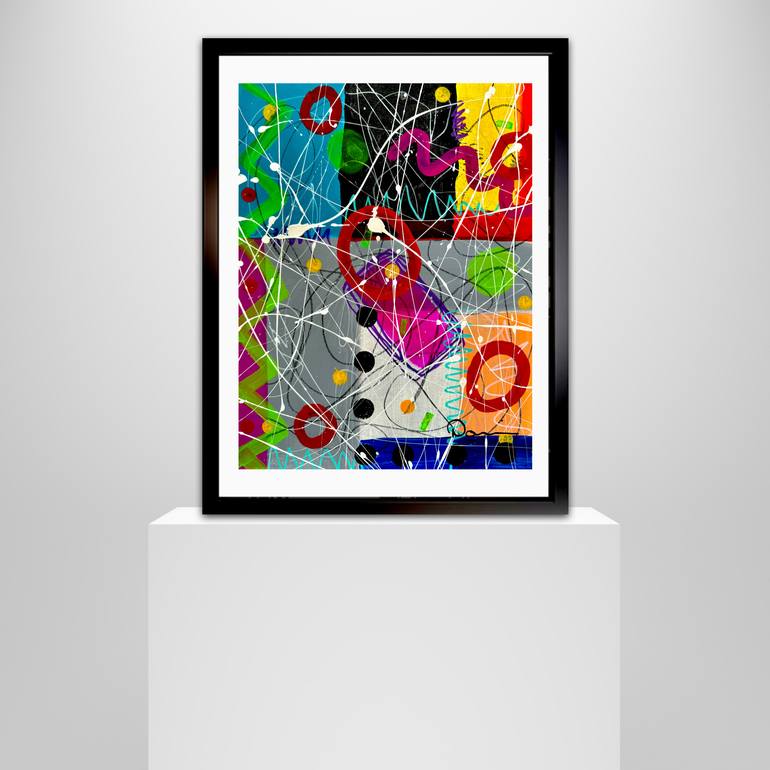 Original Abstract Expressionism Abstract Painting by Dani Wilson