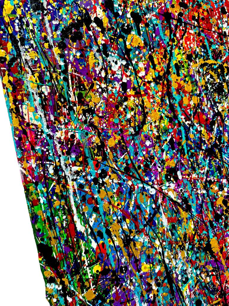 Original Abstract Expressionism Abstract Painting by Dani Wilson