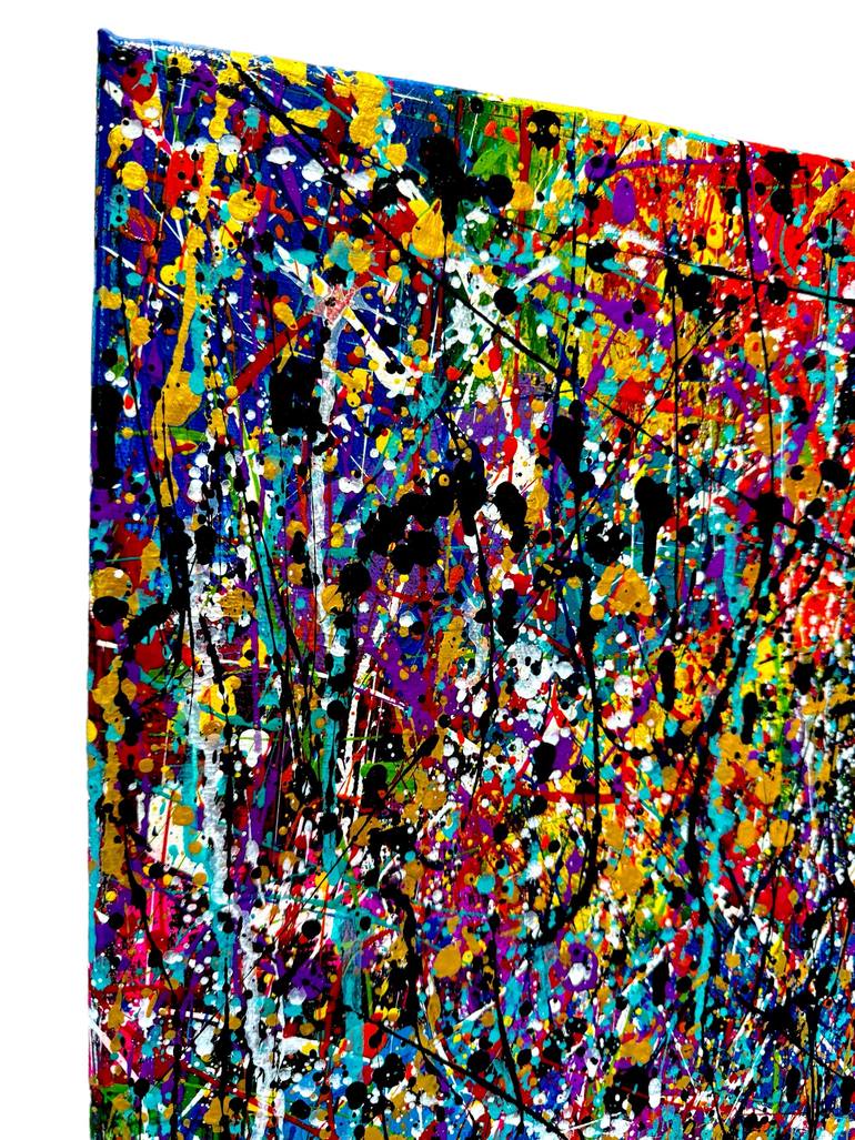 Original Abstract Expressionism Abstract Painting by Dani Wilson