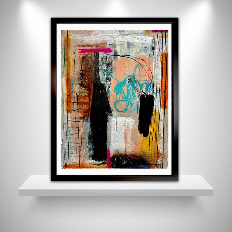 Original Abstract Expressionism Abstract Mixed Media by Dani Wilson