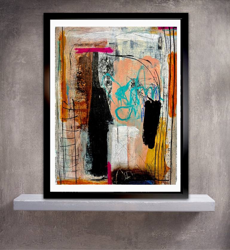 Original Abstract Expressionism Abstract Mixed Media by Dani Wilson