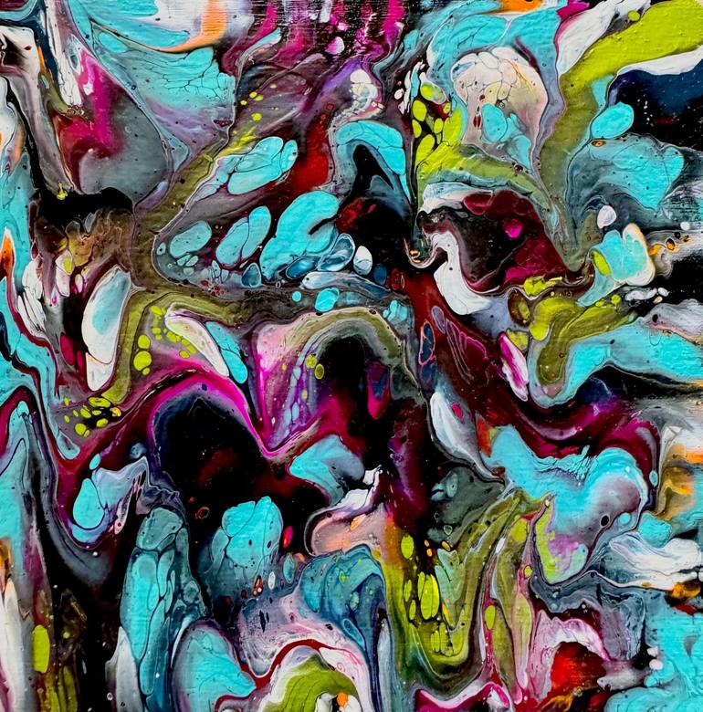 Original Abstract Expressionism Abstract Paintings by Dani Wilson