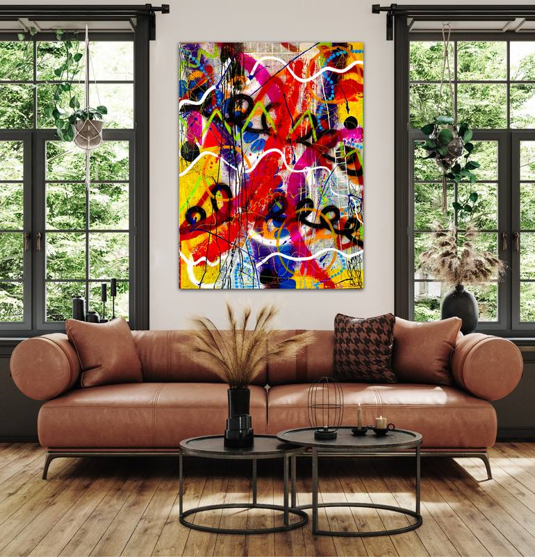 Original Abstract Expressionism Abstract Mixed Media by Dani Wilson