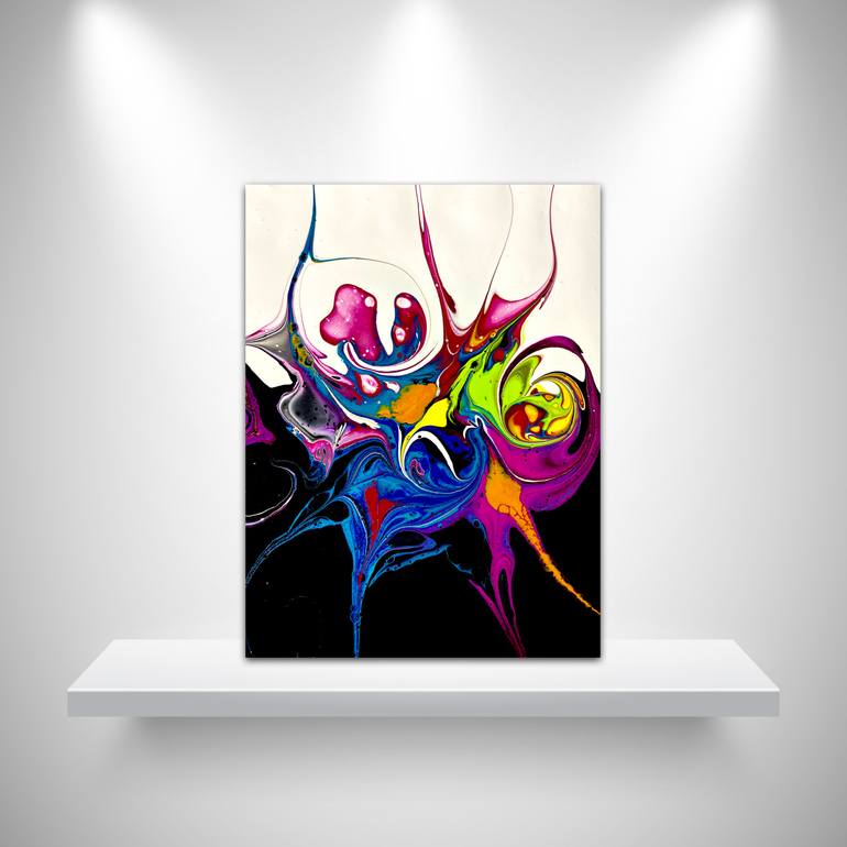 Original Abstract Expressionism Abstract Painting by Dani Wilson