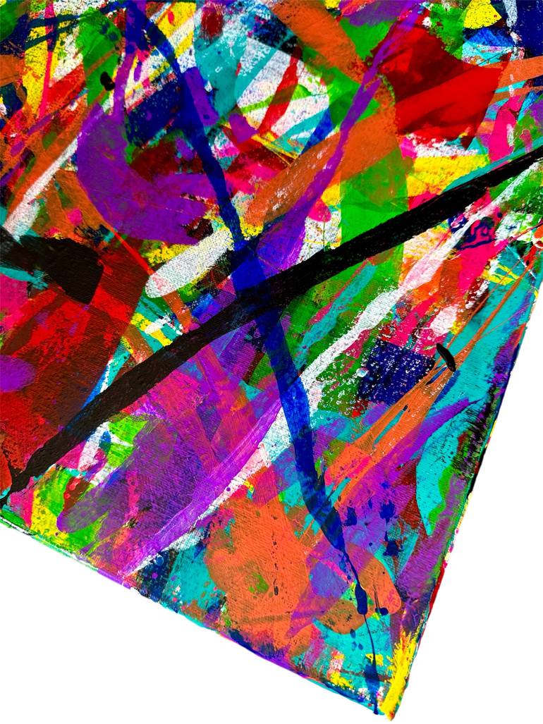 Original Abstract Expressionism Abstract Painting by Dani Wilson