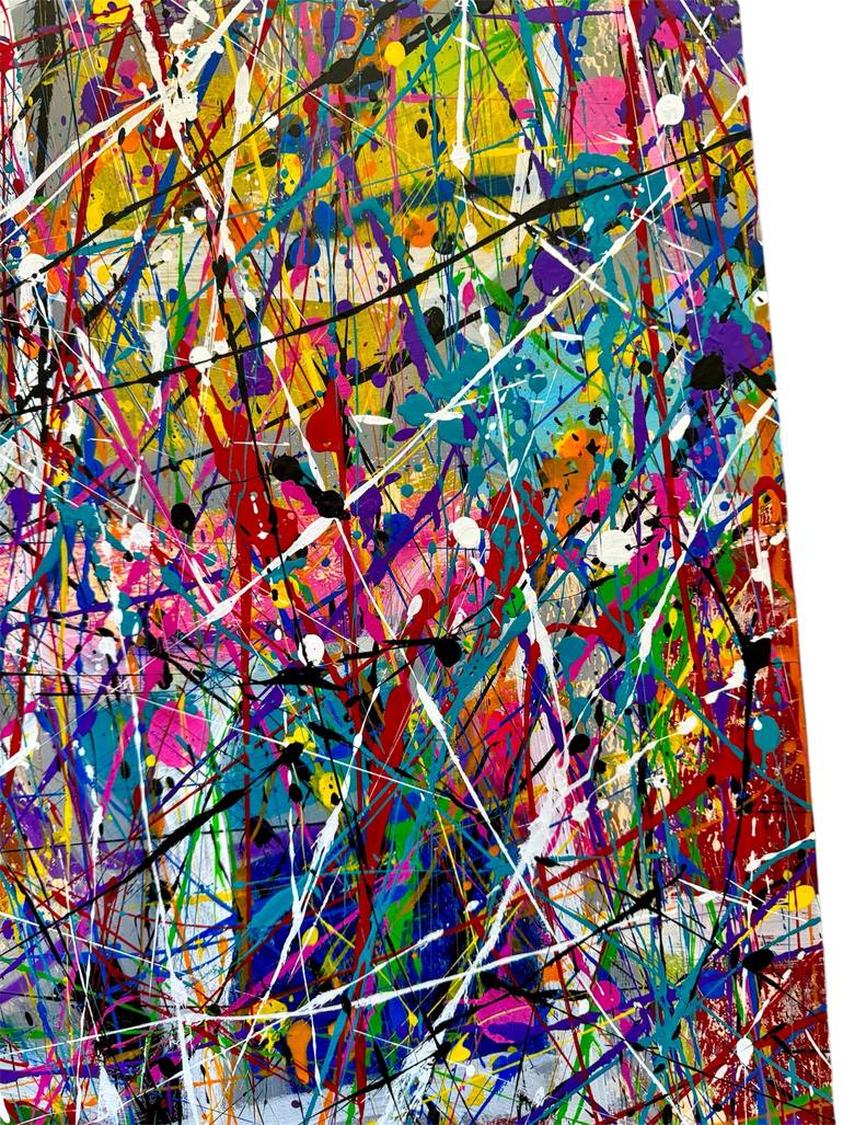 Original Abstract Expressionism Abstract Painting by Dani Wilson