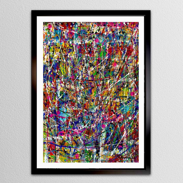 Original Abstract Expressionism Abstract Painting by Dani Wilson