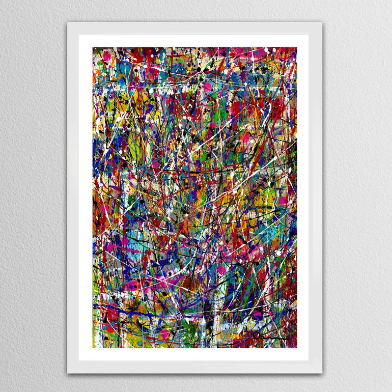 Original Abstract Expressionism Abstract Painting by Dani Wilson
