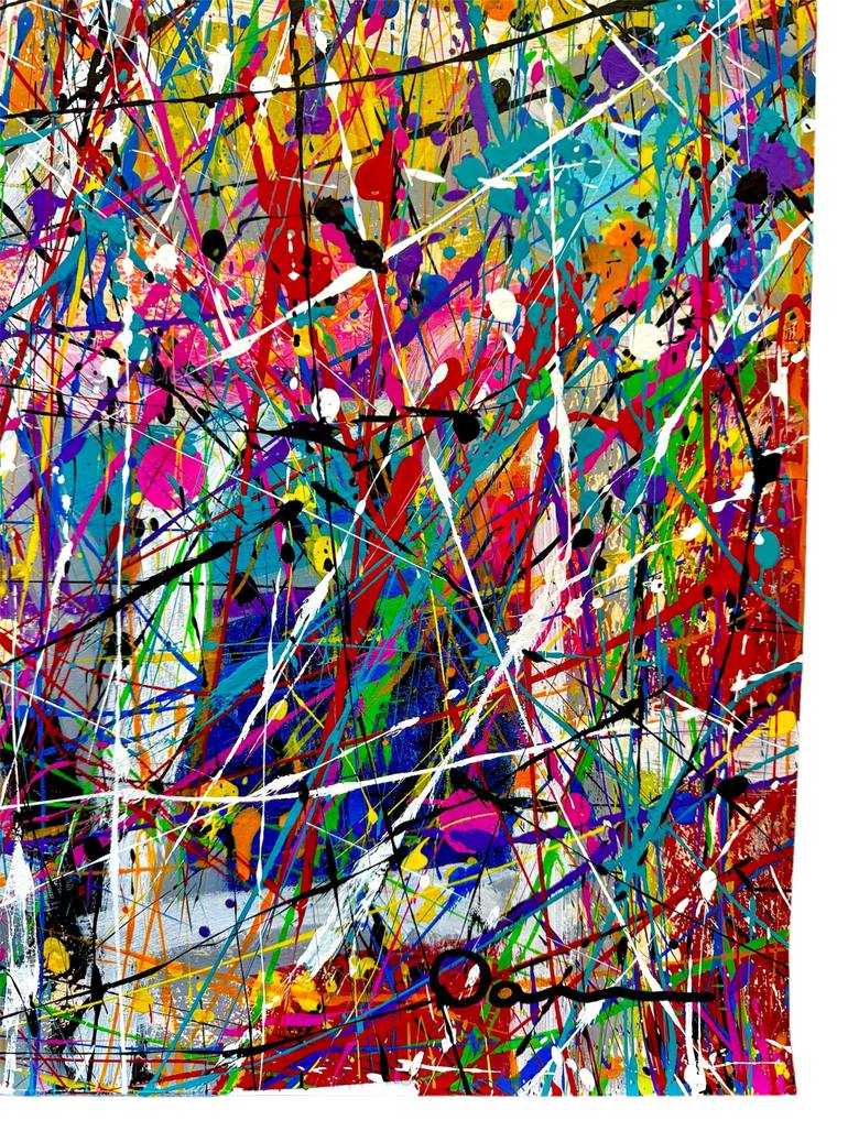 Original Abstract Expressionism Abstract Painting by Dani Wilson
