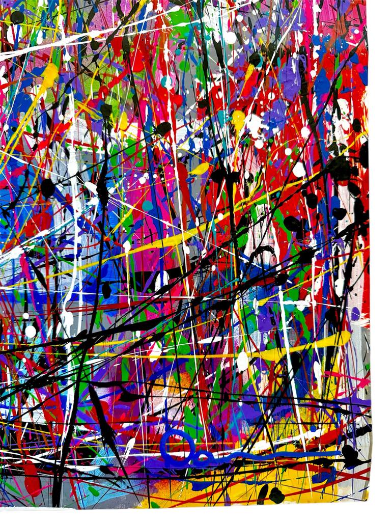 Original Abstract Expressionism Abstract Painting by Dani Wilson