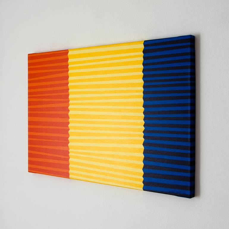 Original Abstract Geometric Painting by Kristina NulešI