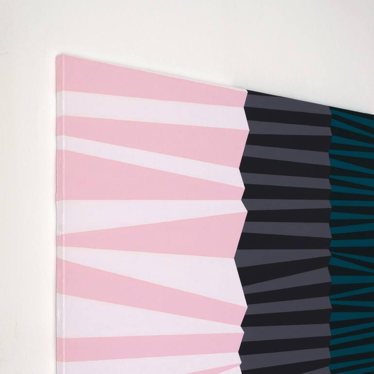 Original Abstract Geometric Painting by Kristina NulešI