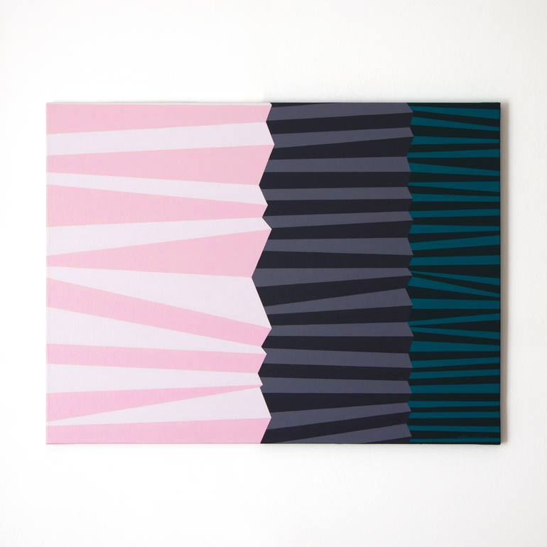 Original Abstract Geometric Painting by Kristina NulešI